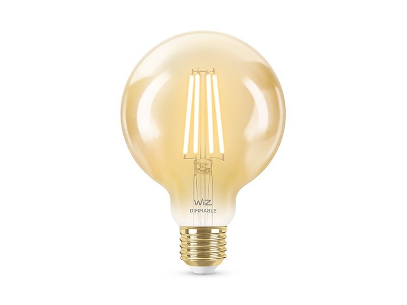 Bombillo Vintage led Inteligente tipo Globo wifi, de 25watts, compatible con Google Assistant