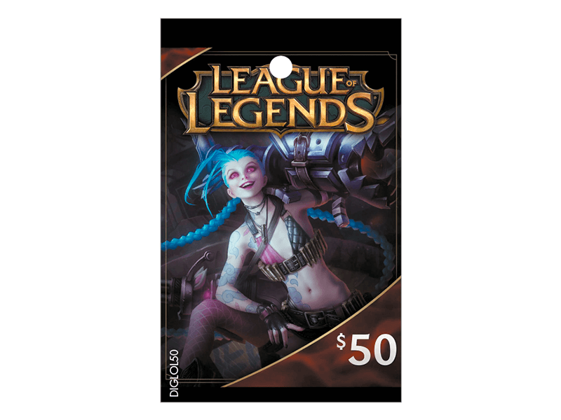 Tarjeta League of Legends/Riot Access de $50