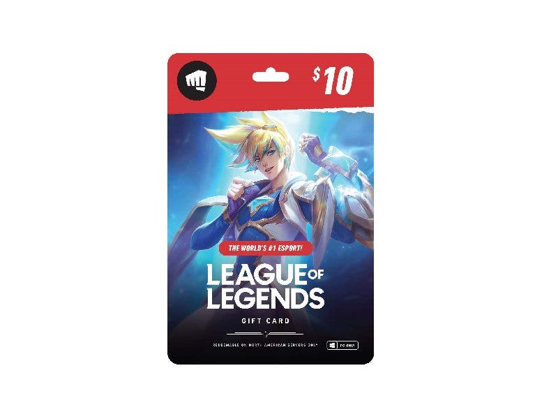 Tarjeta Digital League of Legends/Riot Access $10