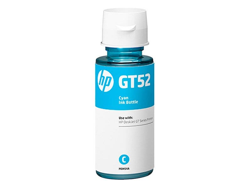 Botella de Tinta HP GT52C Cian para Impresoras HP315, HP415, HP515, HP530