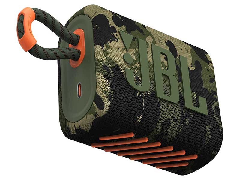 Bocina JBL GO 3 Inalámbrica con Protección al Agua y Polvo (Squad)