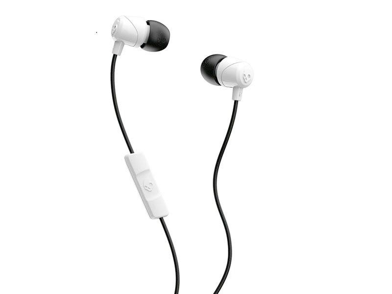 Audífonos Skullcandy JIB In-Ear con Micrófono y Alámbricos (Blanco/Negro)