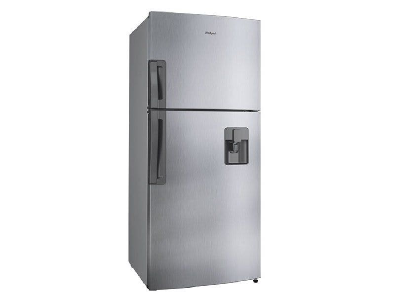 Refrigeradora top mount de 15' cúbicos, con tecnología Xpert Flow, Whirlpool WRJ45AKTWW.